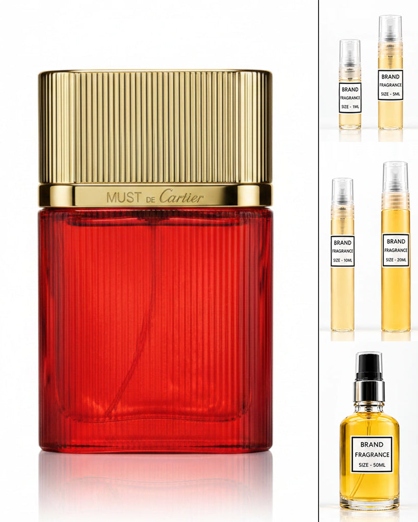 Cartier Must De Cartier Gold Parfum (Decanted Sample)