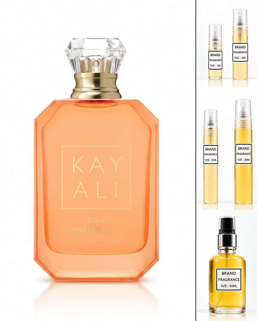 Kayali Eden Sweet Peach 35 Eau De Parfum (Decanted Sample)
